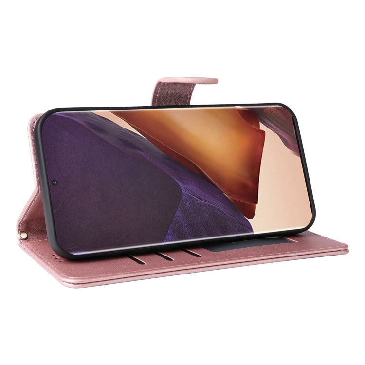 For Samsung Galaxy Note20 Ultra Diamond Lattice Leather Flip Phone Case