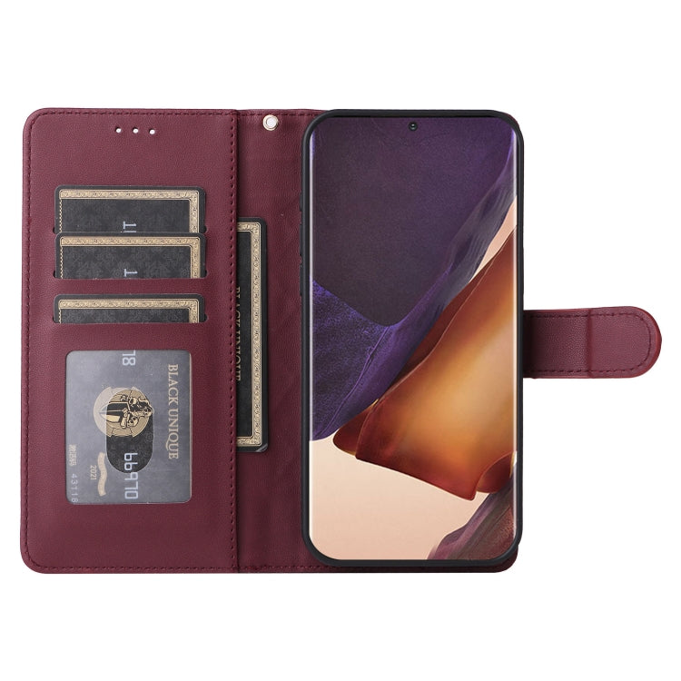 For Samsung Galaxy Note20 Ultra Diamond Lattice Leather Flip Phone Case