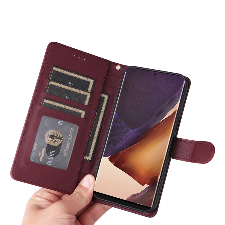 For Samsung Galaxy Note20 Ultra Diamond Lattice Leather Flip Phone Case