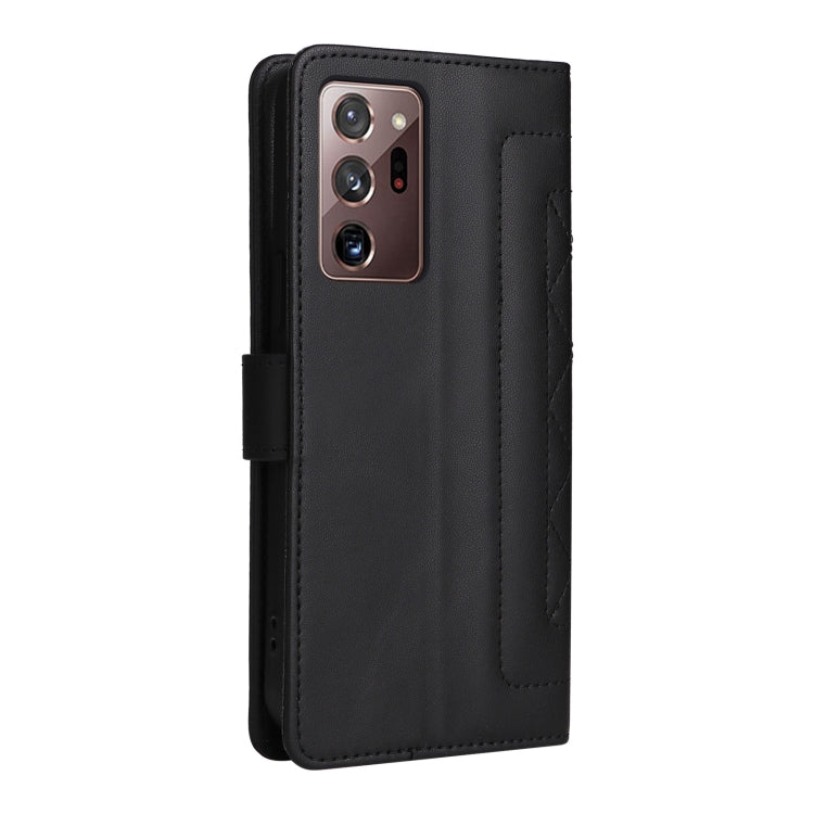 For Samsung Galaxy Note20 Ultra Diamond Lattice Leather Flip Phone Case