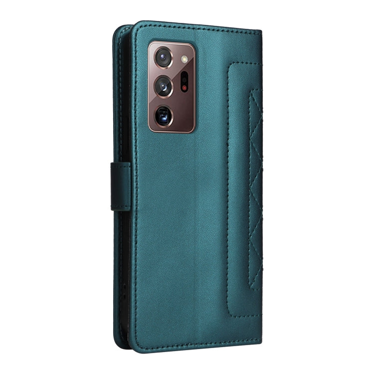 For Samsung Galaxy Note20 Ultra Diamond Lattice Leather Flip Phone Case
