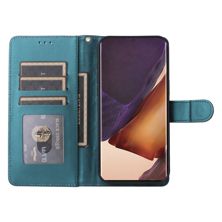 For Samsung Galaxy Note20 Ultra Diamond Lattice Leather Flip Phone Case