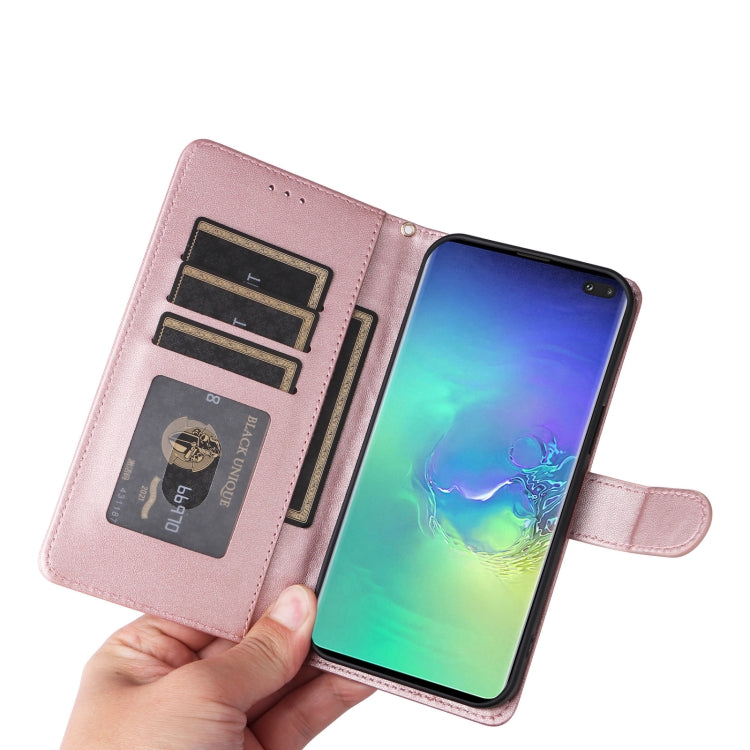 For Samsung Galaxy S10+ Diamond Lattice Leather Flip Phone Case