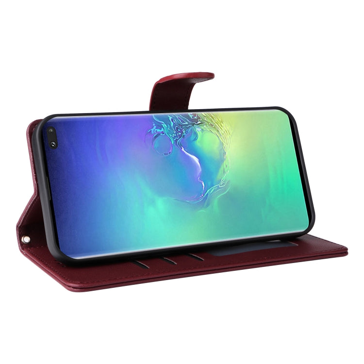 For Samsung Galaxy S10+ Diamond Lattice Leather Flip Phone Case