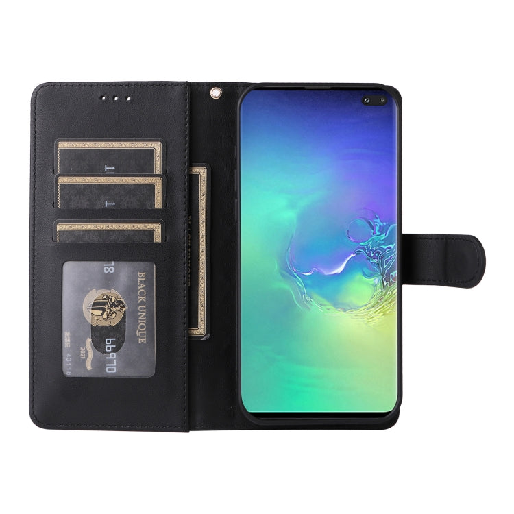 For Samsung Galaxy S10+ Diamond Lattice Leather Flip Phone Case