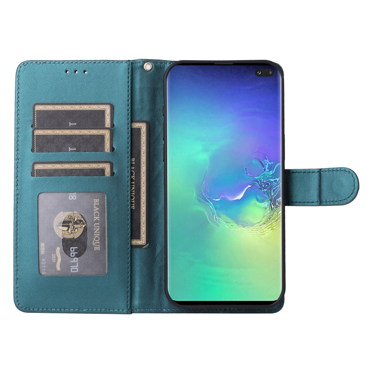 For Samsung Galaxy S10+ Diamond Lattice Leather Flip Phone Case