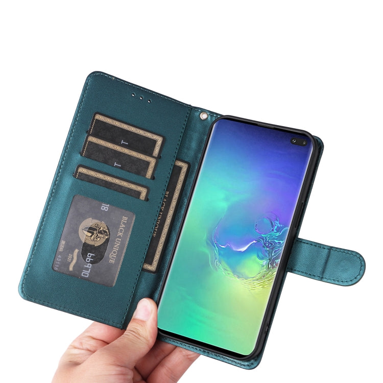For Samsung Galaxy S10+ Diamond Lattice Leather Flip Phone Case