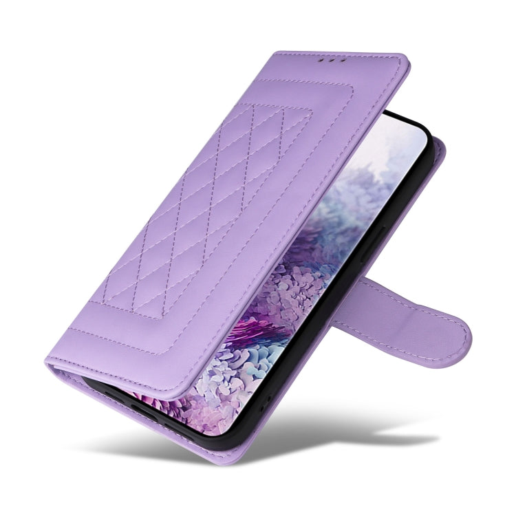 For Samsung Galaxy S20 Diamond Lattice Leather Flip Phone Case
