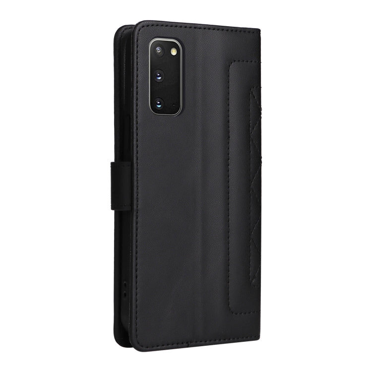 For Samsung Galaxy S20 Diamond Lattice Leather Flip Phone Case