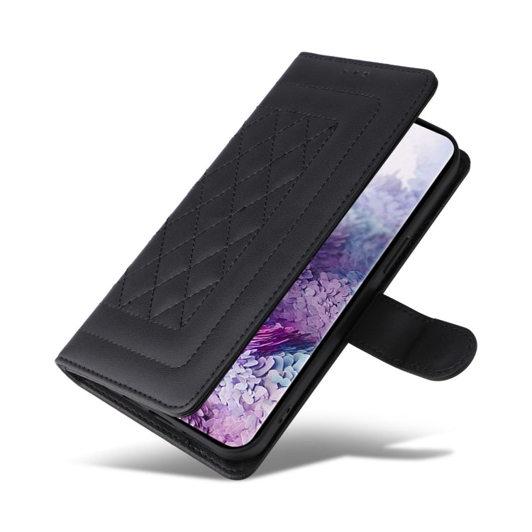 For Samsung Galaxy S20 Diamond Lattice Leather Flip Phone Case