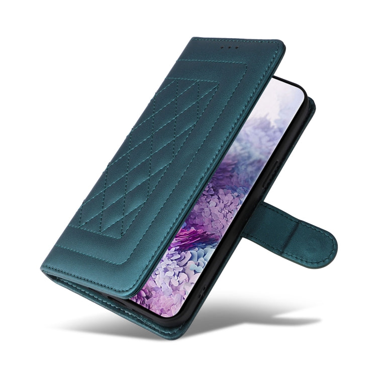 For Samsung Galaxy S20 Diamond Lattice Leather Flip Phone Case