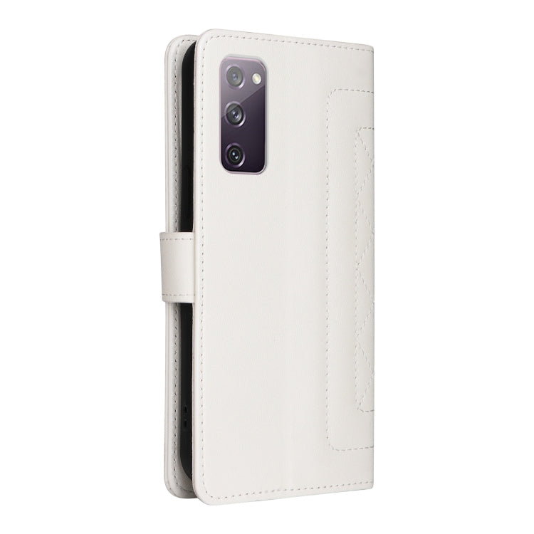 For Samsung Galaxy S20 FE Diamond Lattice Leather Flip Phone Case
