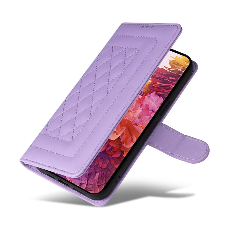 For Samsung Galaxy S20 FE Diamond Lattice Leather Flip Phone Case