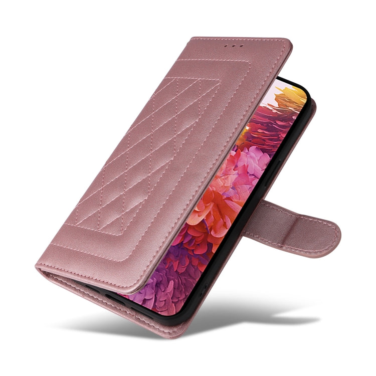 For Samsung Galaxy S20 FE Diamond Lattice Leather Flip Phone Case
