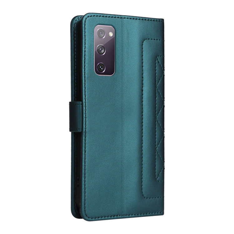 For Samsung Galaxy S20 FE Diamond Lattice Leather Flip Phone Case