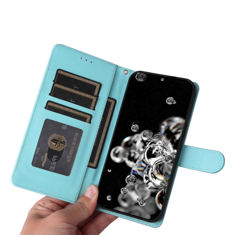For Samsung Galaxy S20 Ultra Diamond Lattice Leather Flip Phone Case