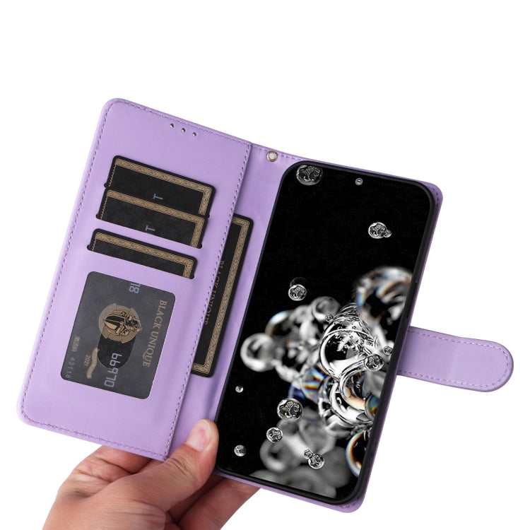 For Samsung Galaxy S20 Ultra Diamond Lattice Leather Flip Phone Case