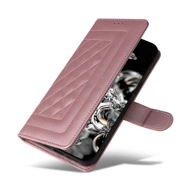 For Samsung Galaxy S20 Ultra Diamond Lattice Leather Flip Phone Case
