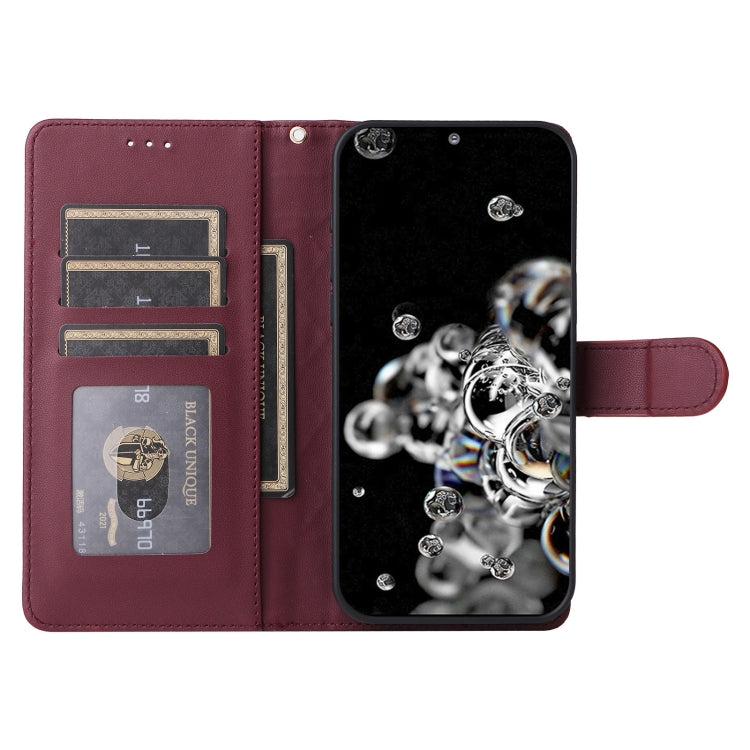 For Samsung Galaxy S20 Ultra Diamond Lattice Leather Flip Phone Case