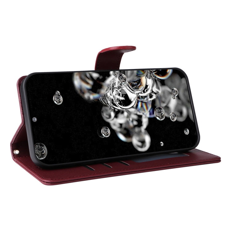 For Samsung Galaxy S20 Ultra Diamond Lattice Leather Flip Phone Case
