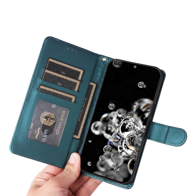 For Samsung Galaxy S20 Ultra Diamond Lattice Leather Flip Phone Case