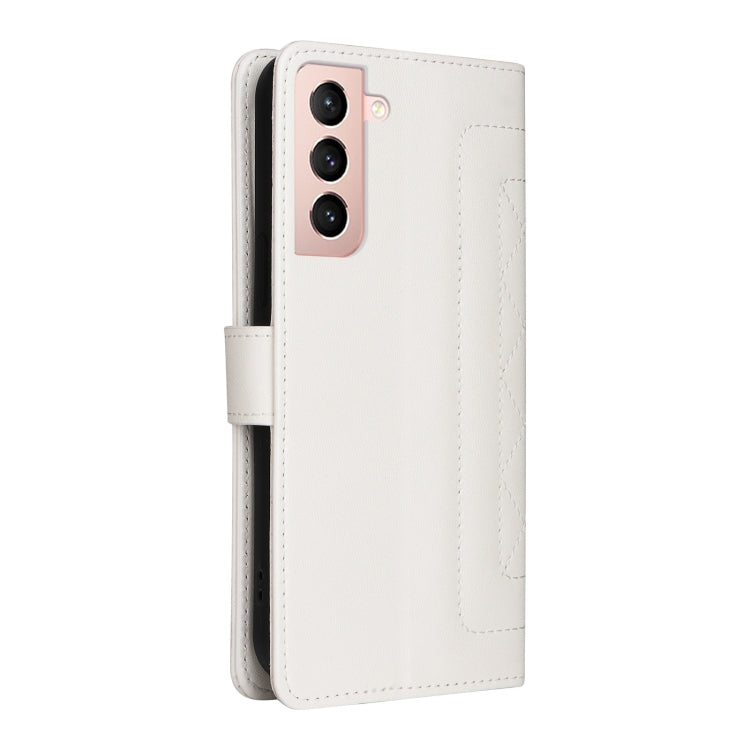 For Samsung Galaxy S21 5G Diamond Lattice Leather Flip Phone Case