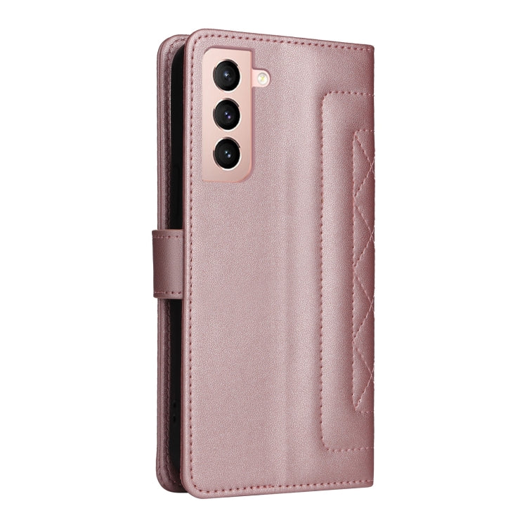 For Samsung Galaxy S21 5G Diamond Lattice Leather Flip Phone Case