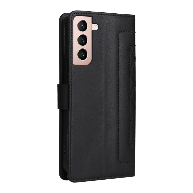 For Samsung Galaxy S21 5G Diamond Lattice Leather Flip Phone Case