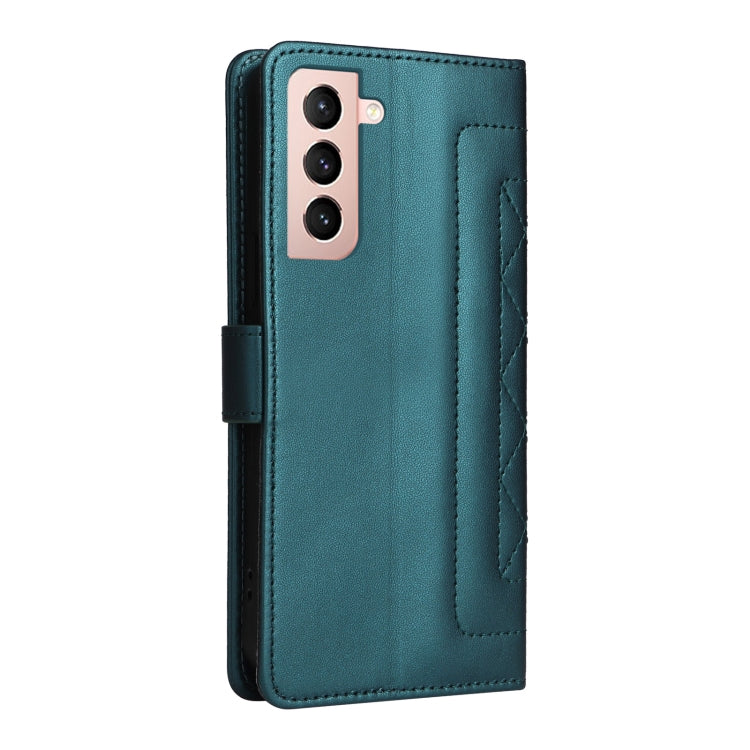 For Samsung Galaxy S21 5G Diamond Lattice Leather Flip Phone Case
