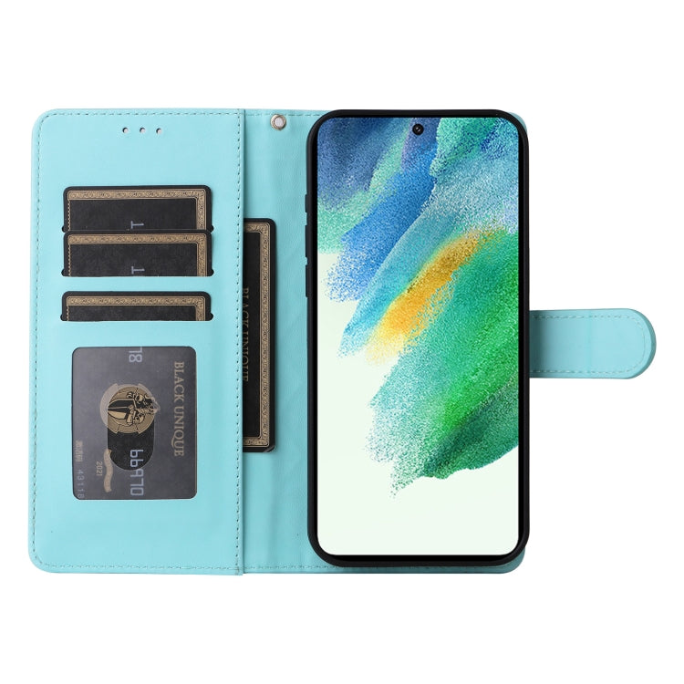 For Samsung Galaxy S21 FE 5G Diamond Lattice Leather Flip Phone Case