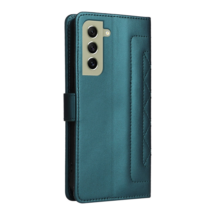 For Samsung Galaxy S21 FE 5G Diamond Lattice Leather Flip Phone Case