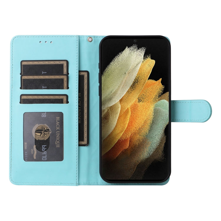 For Samsung Galaxy S21 Ultra 5G Diamond Lattice Leather Flip Phone Case