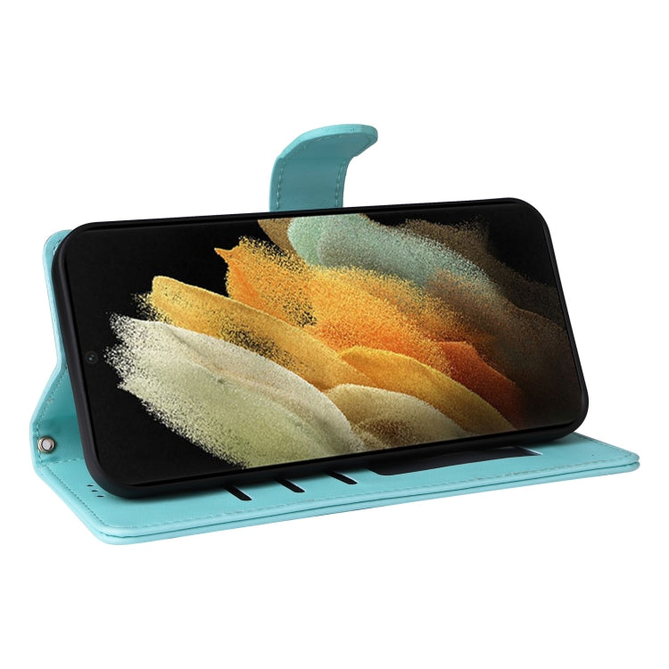 For Samsung Galaxy S21 Ultra 5G Diamond Lattice Leather Flip Phone Case