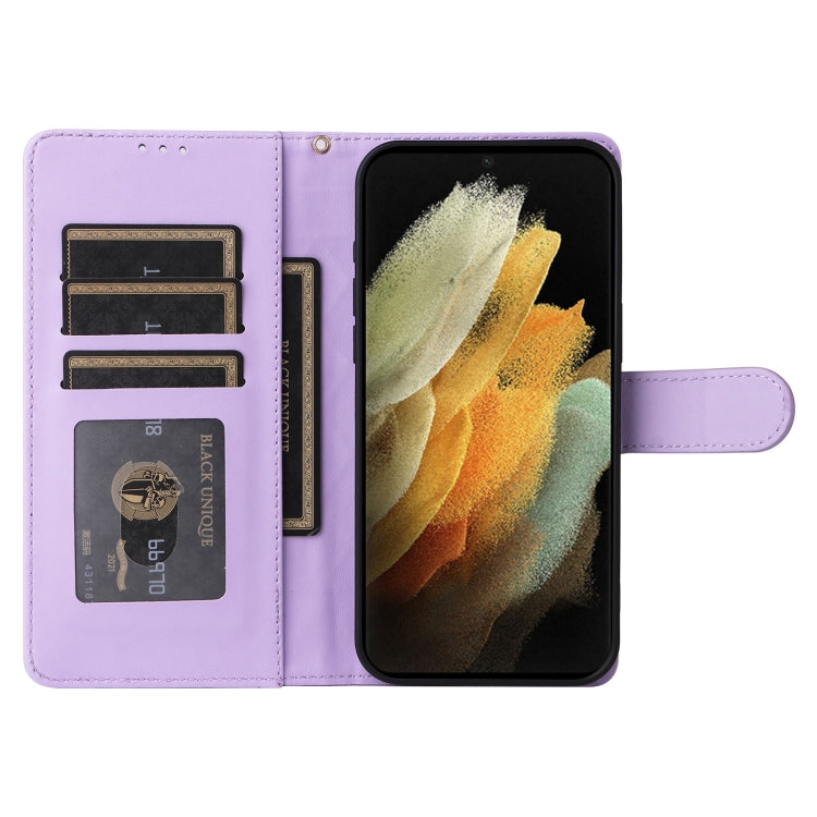 For Samsung Galaxy S21 Ultra 5G Diamond Lattice Leather Flip Phone Case