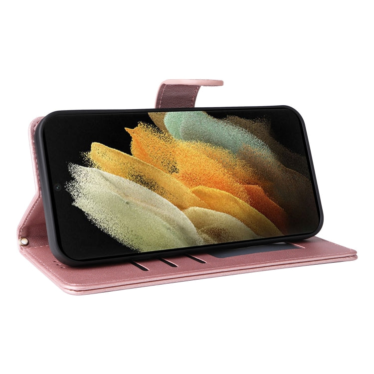 For Samsung Galaxy S21 Ultra 5G Diamond Lattice Leather Flip Phone Case
