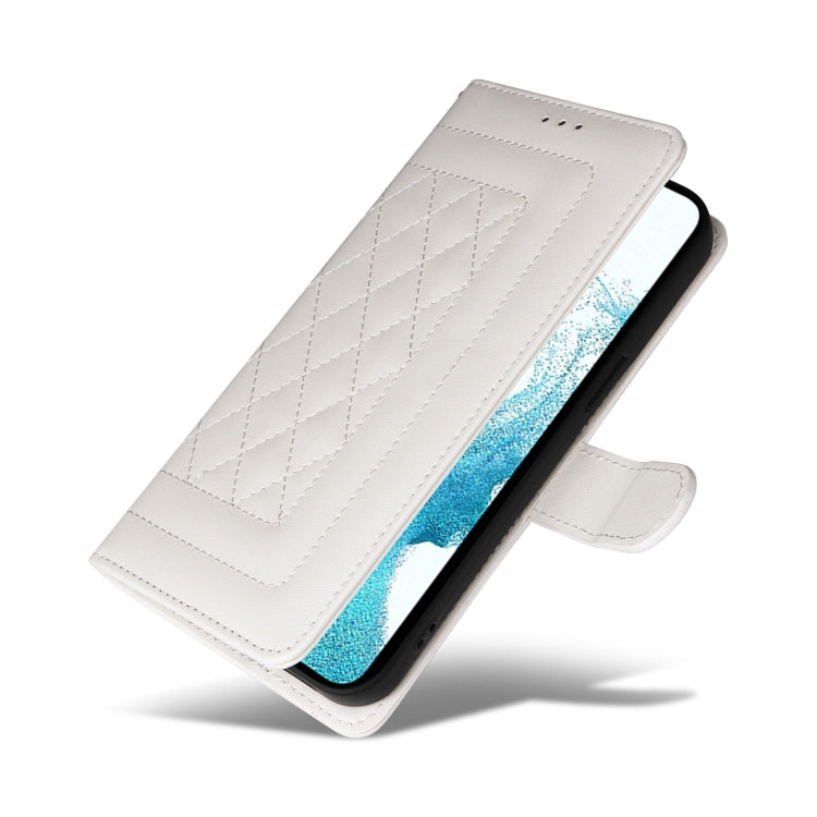 For Samsung Galaxy S22 5G Diamond Lattice Leather Flip Phone Case
