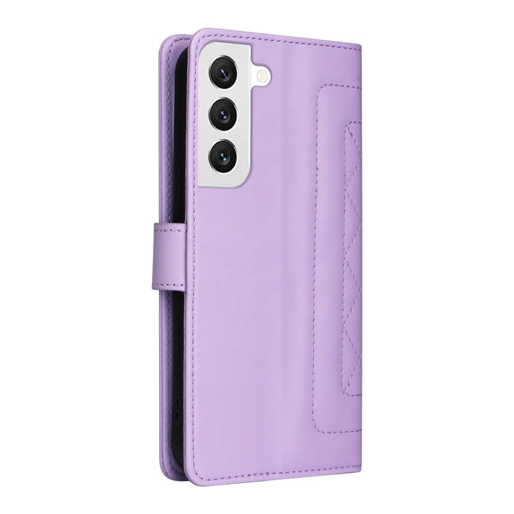 For Samsung Galaxy S22 5G Diamond Lattice Leather Flip Phone Case