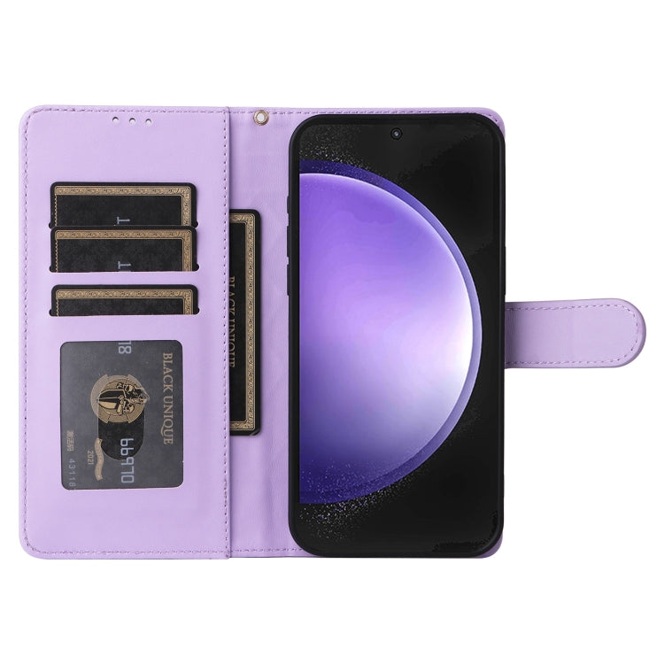 For Samsung Galaxy S23 FE 5G Diamond Lattice Leather Flip Phone Case