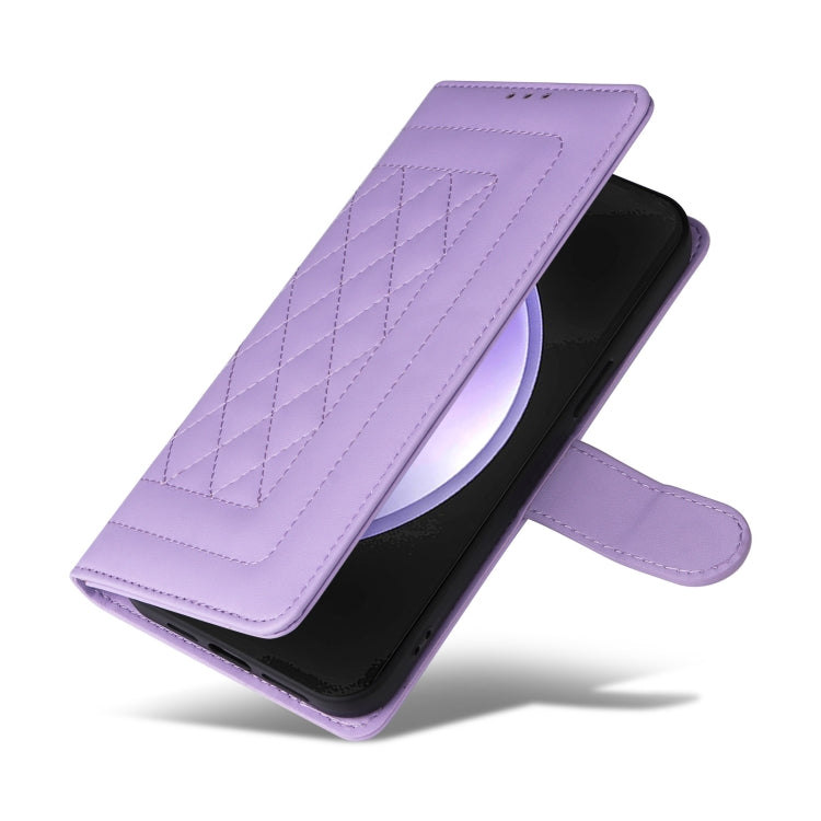 For Samsung Galaxy S23 FE 5G Diamond Lattice Leather Flip Phone Case