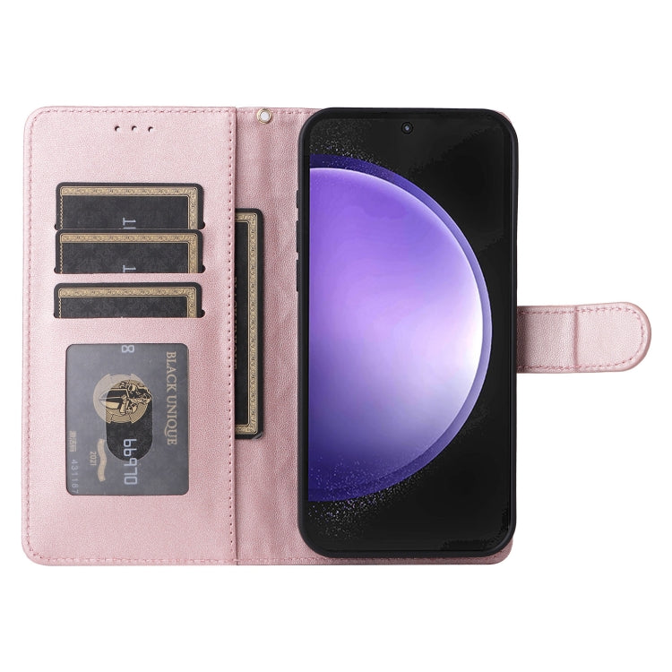 For Samsung Galaxy S23 FE 5G Diamond Lattice Leather Flip Phone Case
