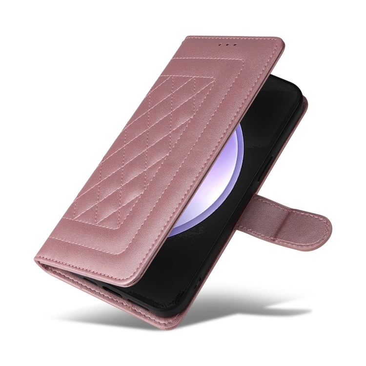 For Samsung Galaxy S23 FE 5G Diamond Lattice Leather Flip Phone Case