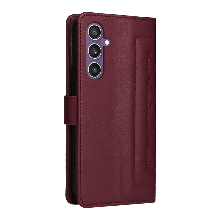 For Samsung Galaxy S23 FE 5G Diamond Lattice Leather Flip Phone Case