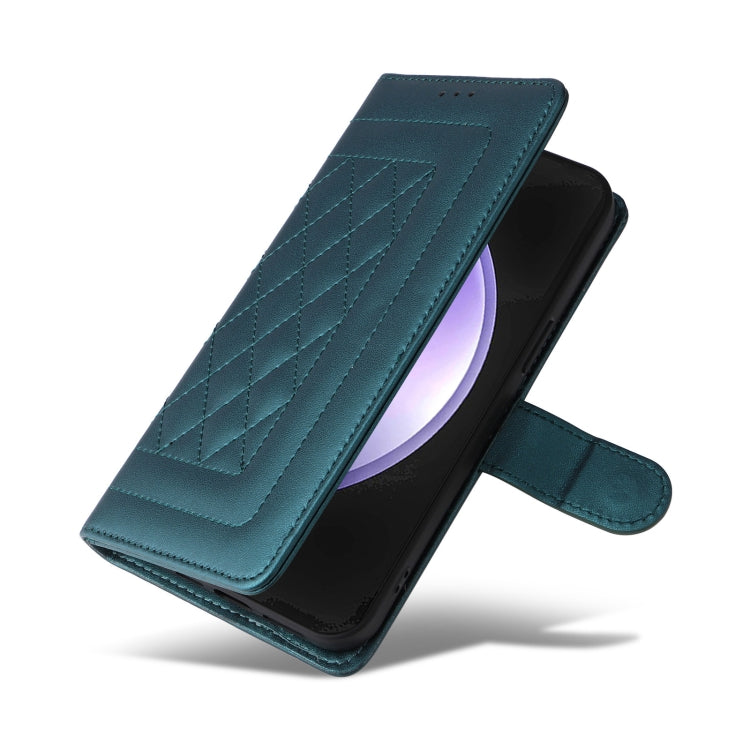 For Samsung Galaxy S23 FE 5G Diamond Lattice Leather Flip Phone Case