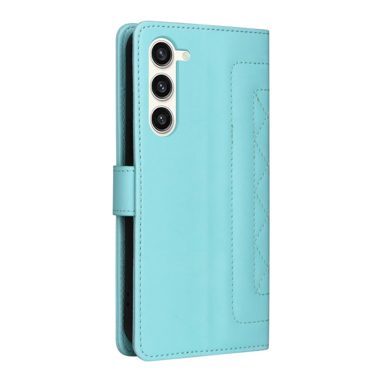 For Samsung Galaxy S23+ 5G Diamond Lattice Leather Flip Phone Case
