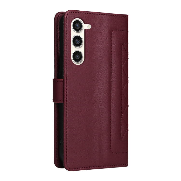 For Samsung Galaxy S23+ 5G Diamond Lattice Leather Flip Phone Case
