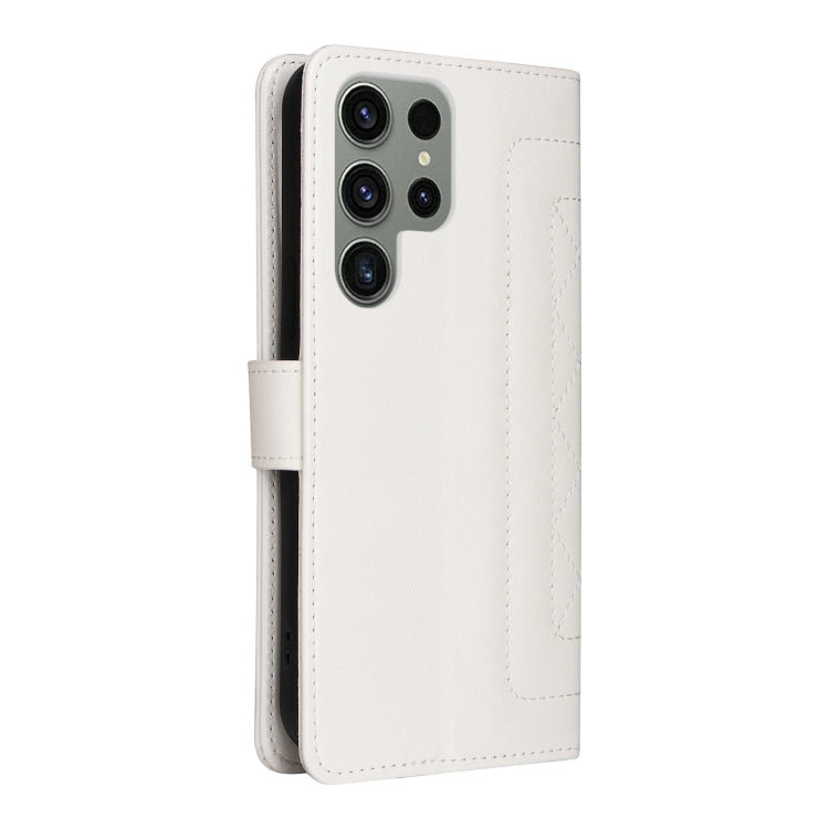 For Samsung Galaxy S23 Ultra 5G Diamond Lattice Leather Flip Phone Case