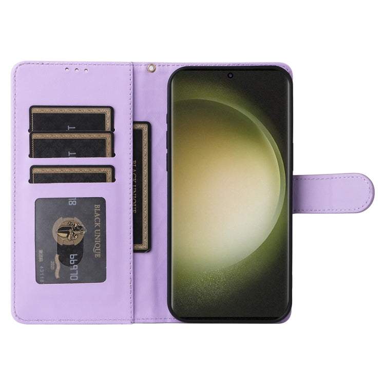 For Samsung Galaxy S23 Ultra 5G Diamond Lattice Leather Flip Phone Case