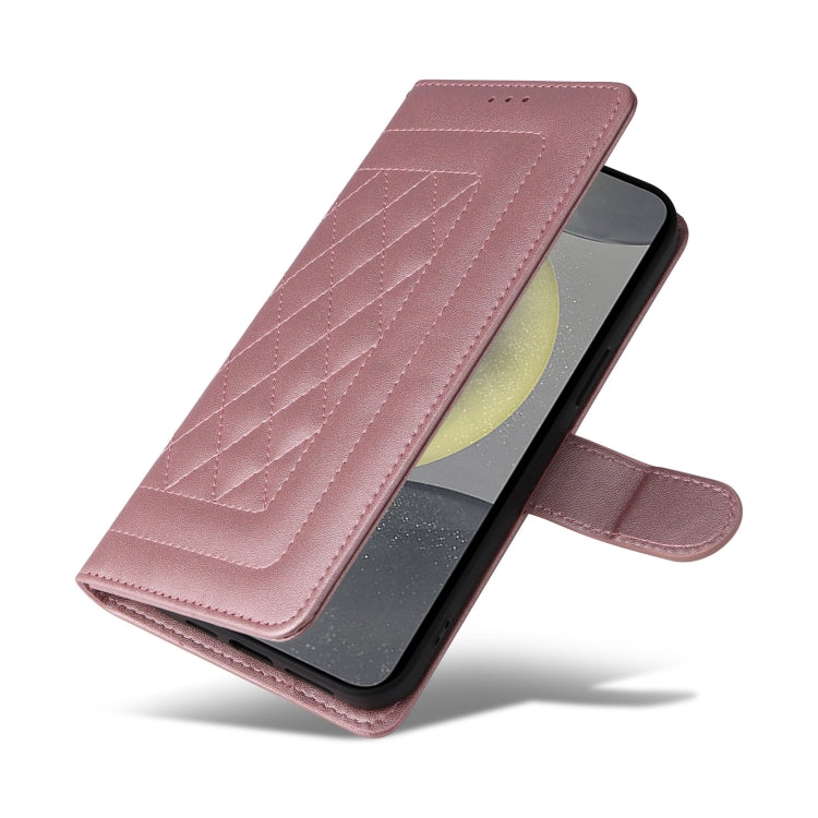 For Samsung Galaxy S24 5G Diamond Lattice Leather Flip Phone Case