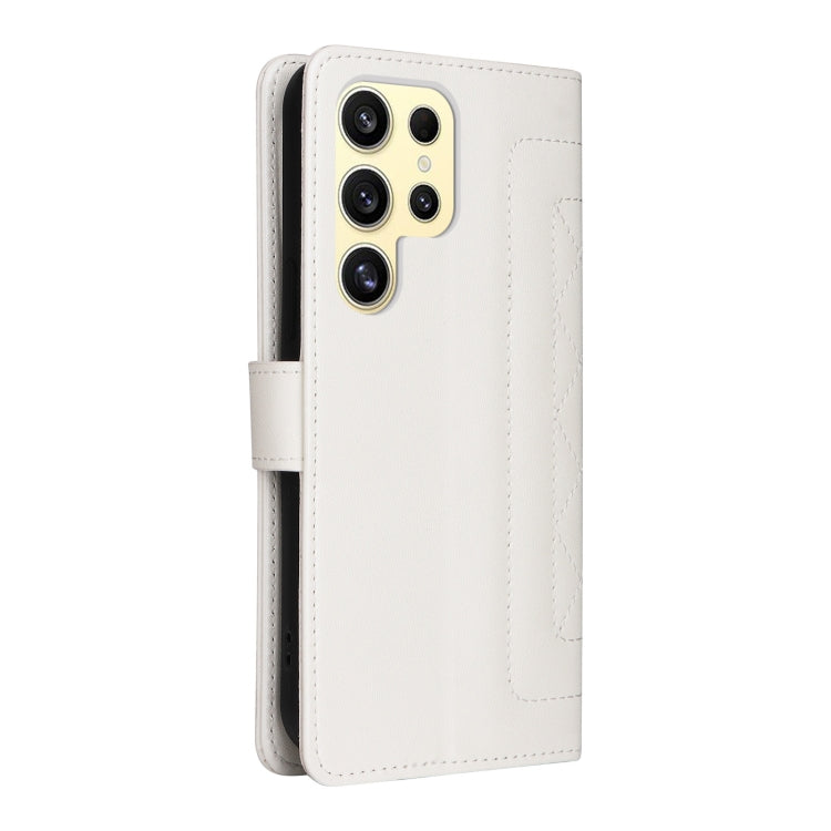 For Samsung Galaxy S24 Ultra 5G Diamond Lattice Leather Flip Phone Case