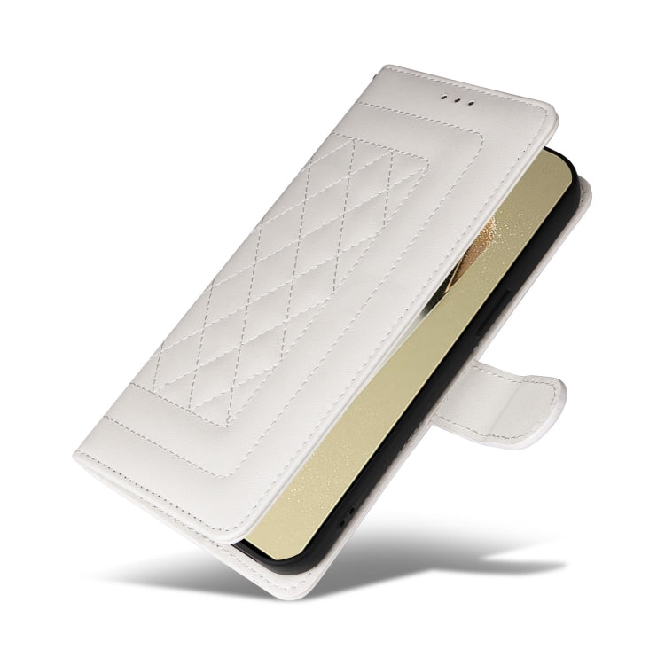 For Samsung Galaxy S24 Ultra 5G Diamond Lattice Leather Flip Phone Case